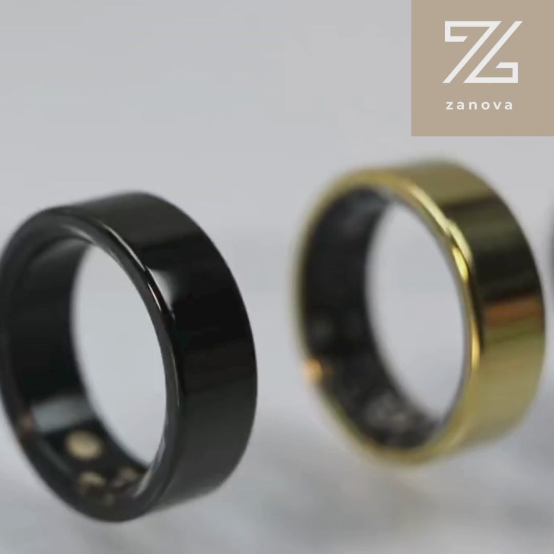 DekeFit Smart Ring (2025 Upgrade), Smartringe für Herren Damen, Gesundheitsring mit Herzfrequenz